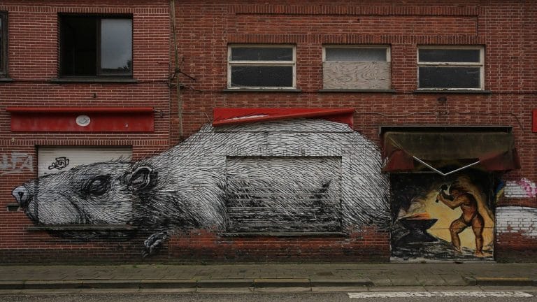 Spookstad Doel Belgie